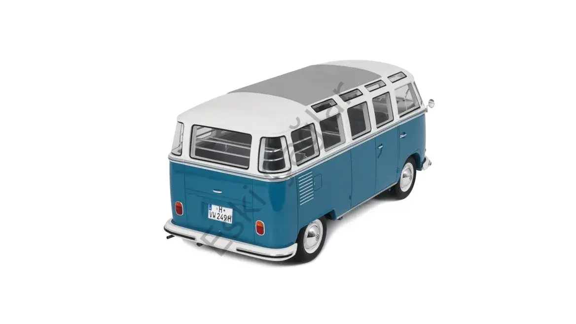 1:12 Otto Model Volkswagen Combi Type 2 (T1) Samba Bus RegattaBlau L 50 F 1962