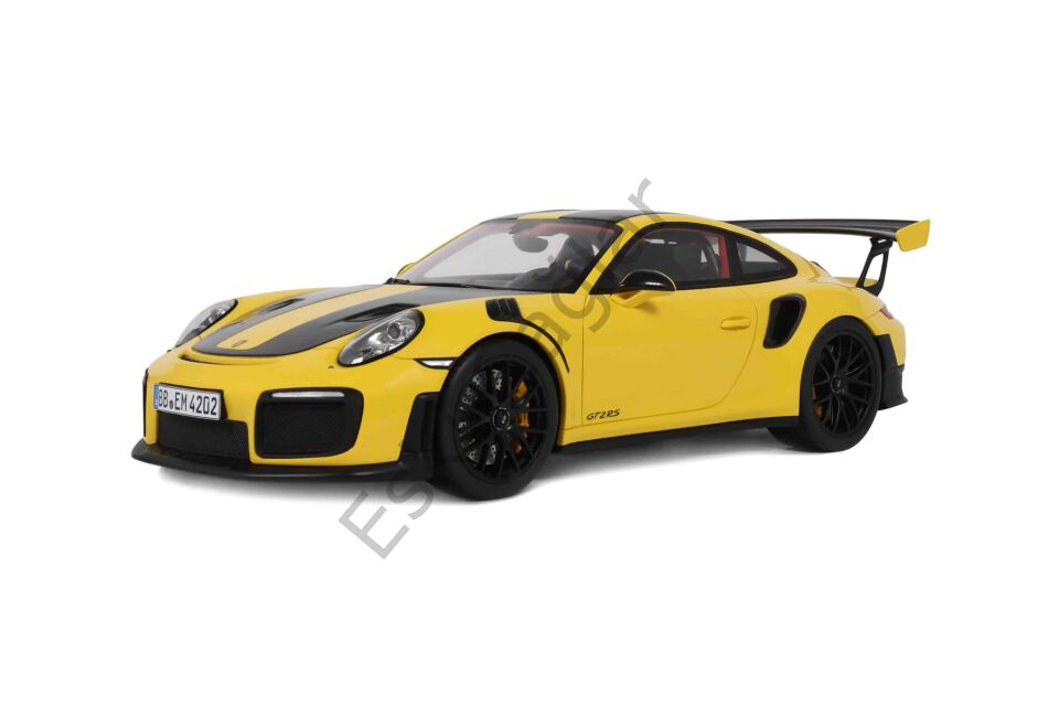 1:18 GT Spirit Porsche 911 (991.2) GT2 RS Nürburgring Lap Record Yellow 2017 (GT972) Limited Edition Resin Model