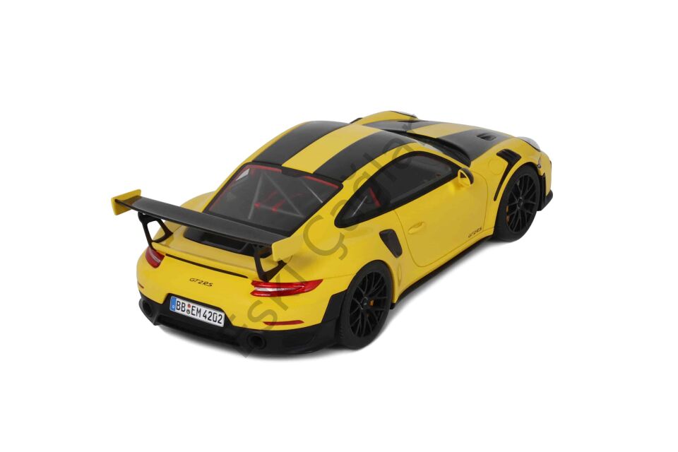 1:18 GT Spirit Porsche 911 (991.2) GT2 RS Nürburgring Lap Record Yellow 2017 (GT972) Limited Edition Resin Model