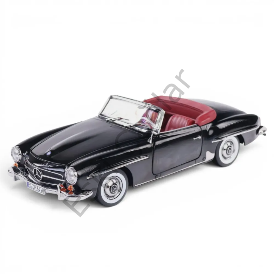 1:18 Norev Mercedes Benz 190 SL W121 Spider Cabriolet Black