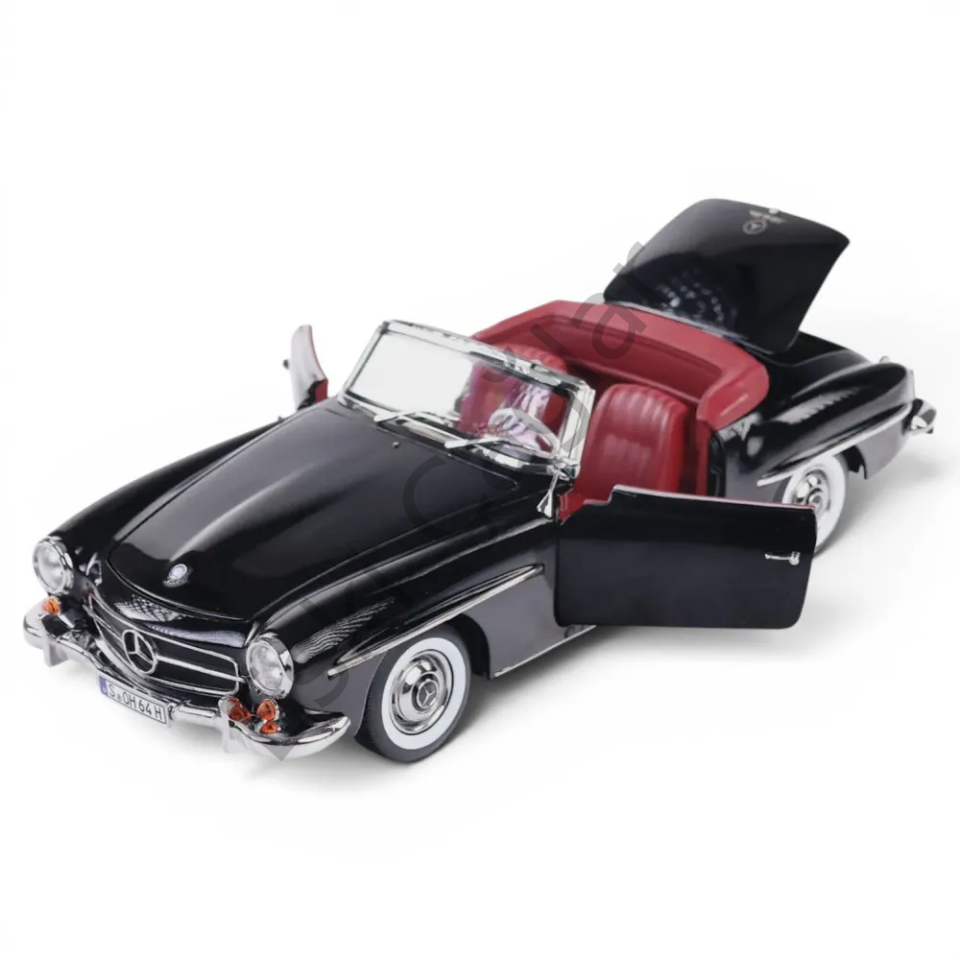 1:18 Norev Mercedes Benz 190 SL W121 Spider Cabriolet Black