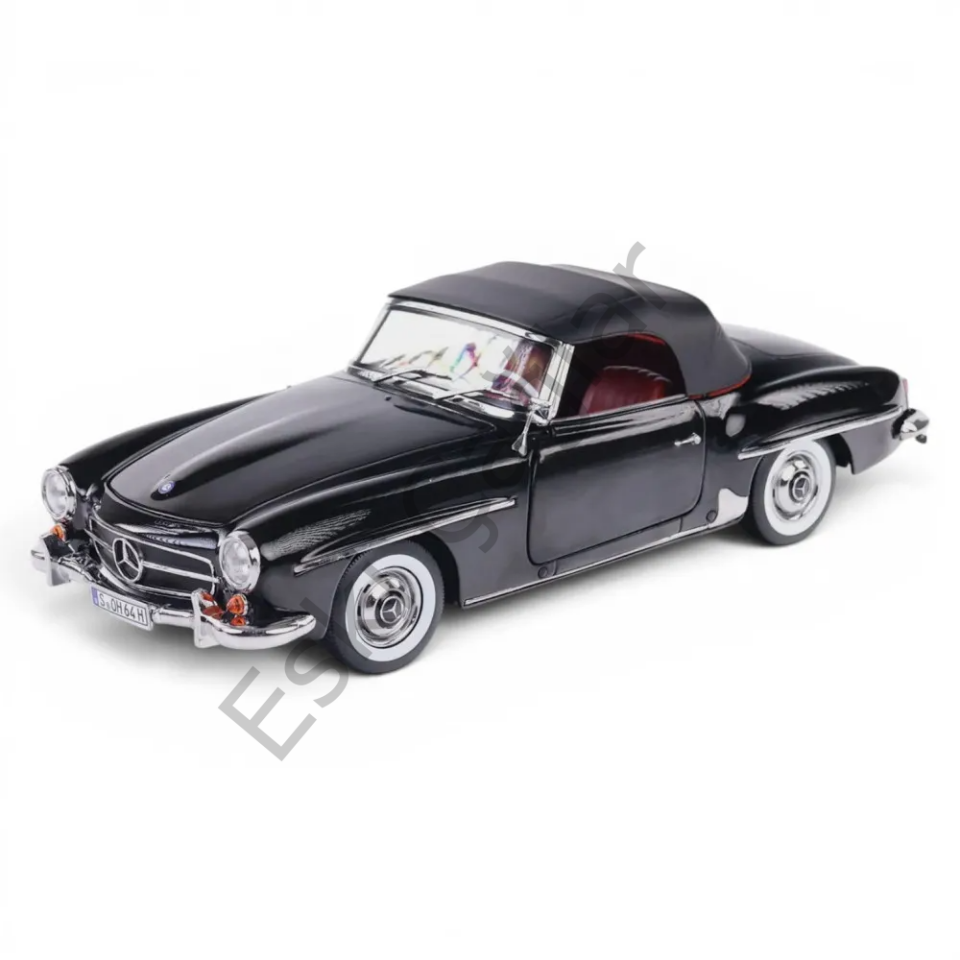 1:18 Norev Mercedes Benz 190 SL W121 Spider Cabriolet Black