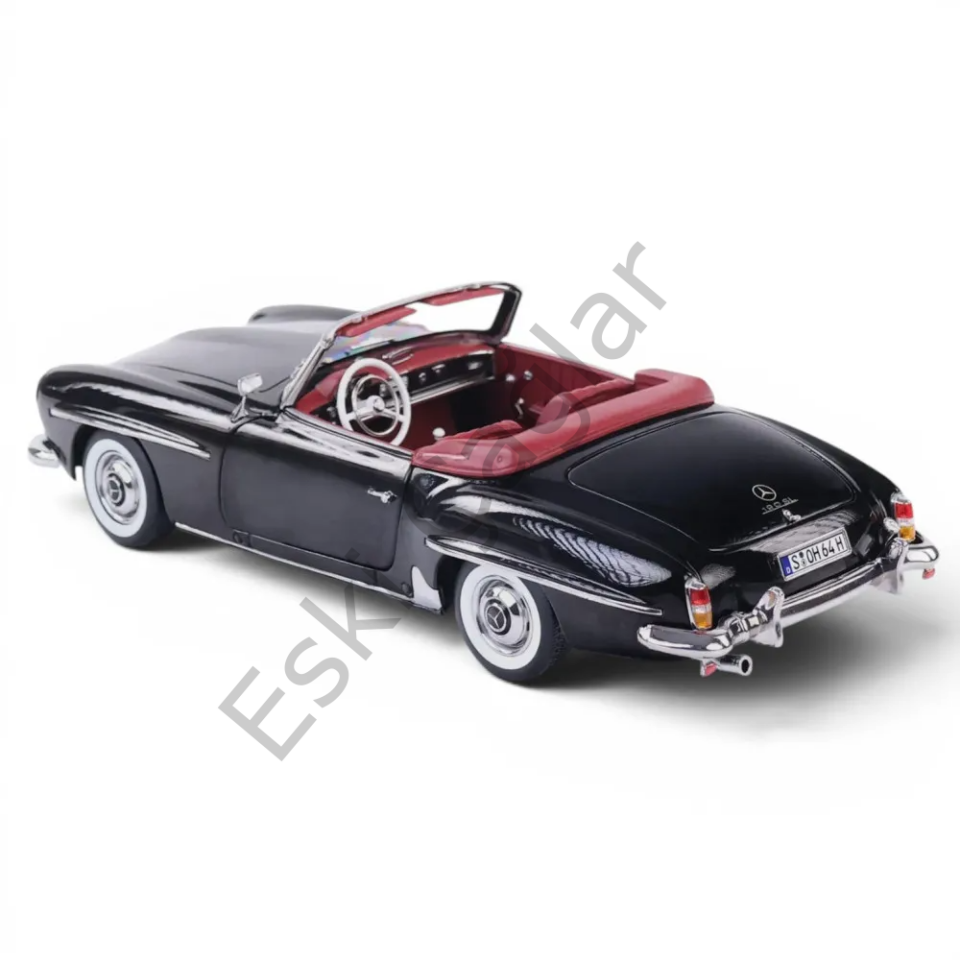 1:18 Norev Mercedes Benz 190 SL W121 Spider Cabriolet Black