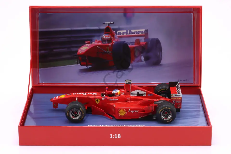 1:18 WERK83 Michael Schumacher Ferrari F300 3 Wheeler #3 Belgium GP Formula 1 1998