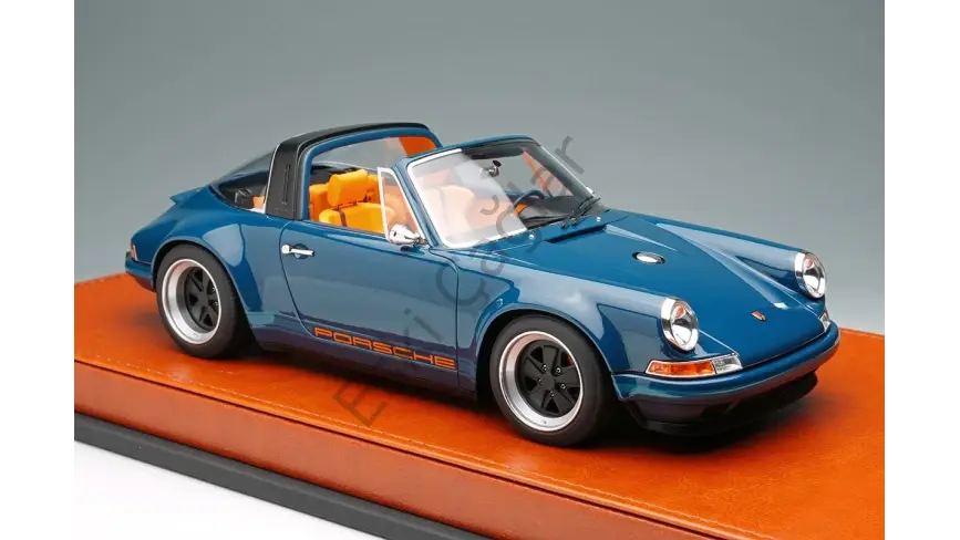 1:18 Make Up Porsche 911 (964) Targa Resistance Blue Recine Model