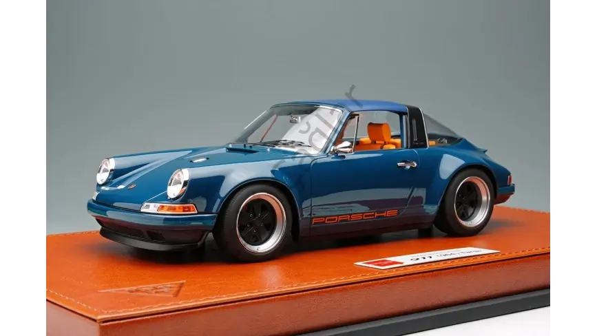 1:18 Make Up Porsche 911 (964) Targa Resistance Blue Recine Model