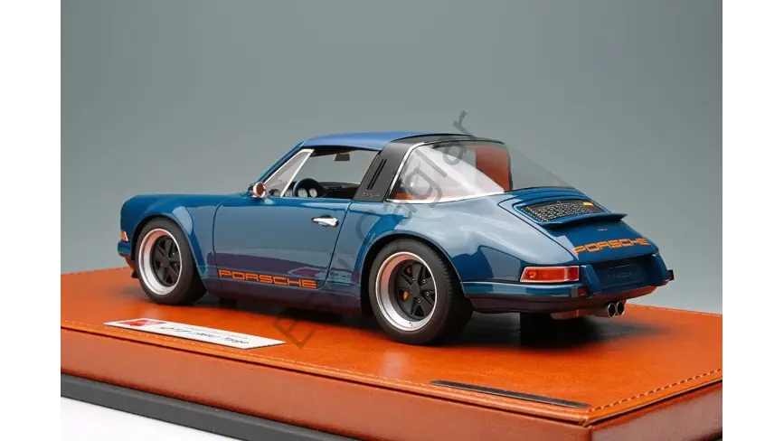 1:18 Make Up Porsche 911 (964) Targa Resistance Blue Recine Model