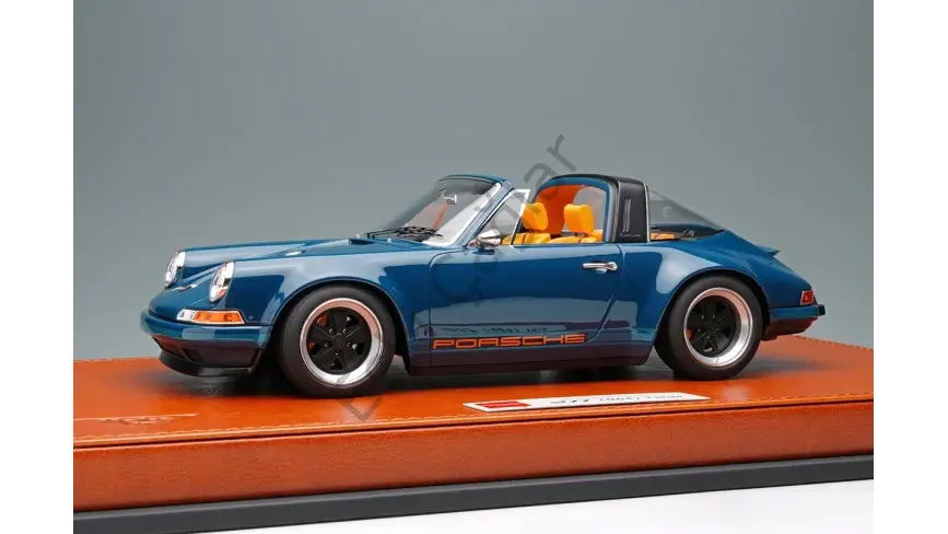 1:18 Make Up Porsche 911 (964) Targa Resistance Blue Recine Model