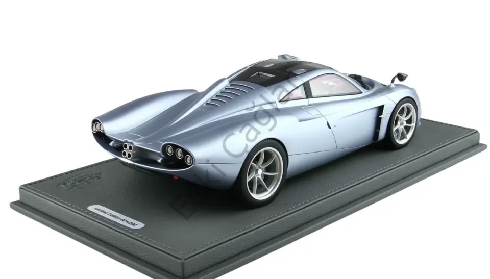 1:18 BBR Model BBR Pagani Huayra Codalunga Azzurro Sardinia Matt Blue Recine Model 200 Limits  Ön Sipariş