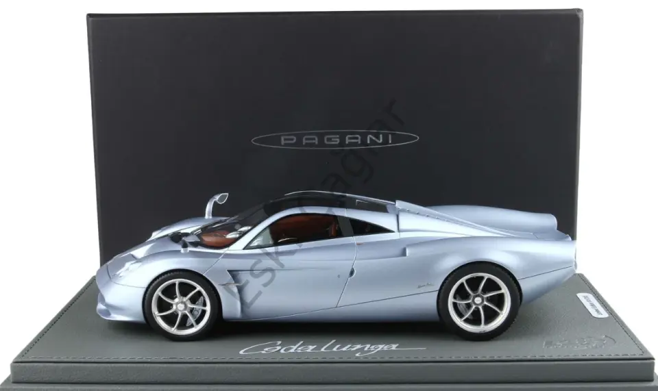 1:18 BBR Model BBR Pagani Huayra Codalunga Azzurro Sardinia Matt Blue Recine Model 200 Limits  Ön Sipariş